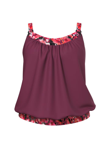 Ulla Popken Bikini in dunkel kirschrot