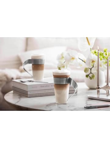 Villeroy & Boch 6er Set Latte-Macchiato-Becher NewWave in Transparent Transparent 300 ml in transparent