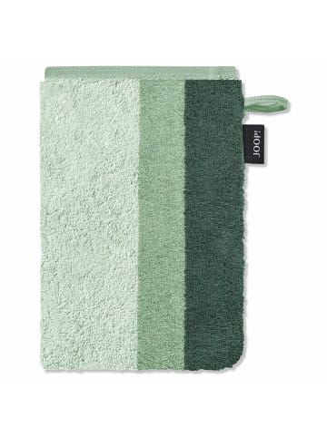 Cawö Waschhandschuh Vibe Streifen 1698 44 in Salbei