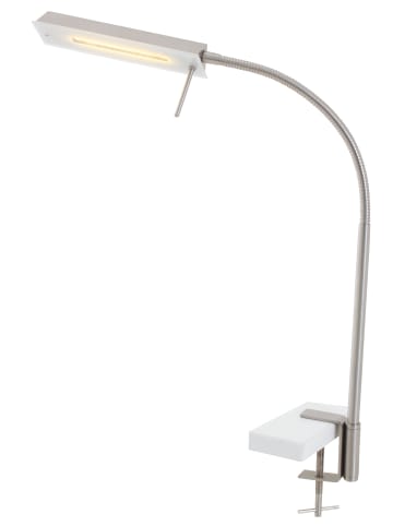 näve Tischleuchte "PYRAMIDIX" in stahl-blank - (L)17 cm x (B)5 cm x (H)40 cm - EEK G