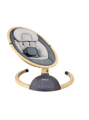 Kikkaboo Babywippe Ashlee elektrisch in grau