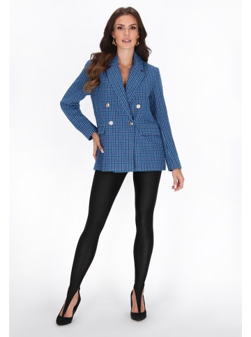 faina Women Jacket in blue multicolor