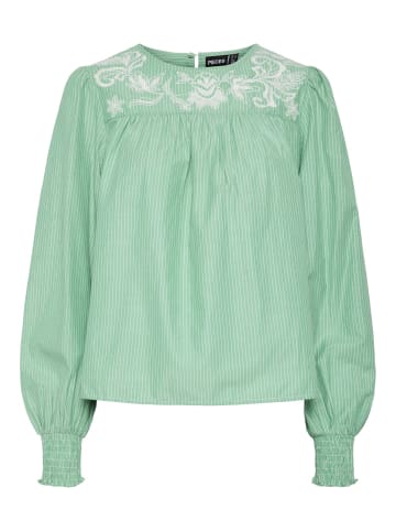Pieces Oberteil mit langen Ärmeln in Simply Green