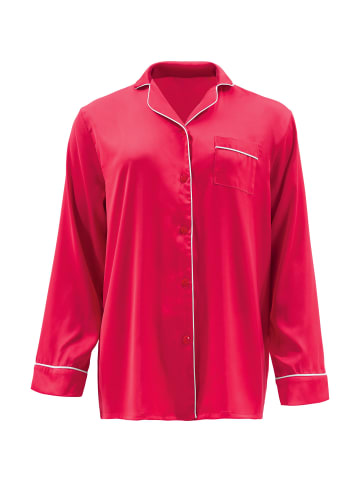 Erwin Müller Satin Schlafanzug in rot