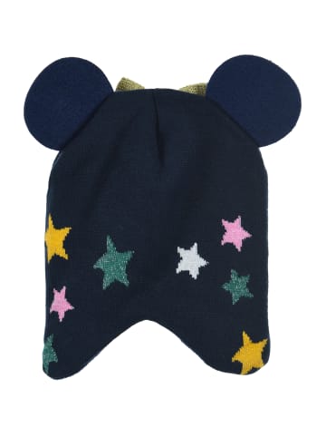 Disney Minnie Mouse Wintermütze Strick in Dunkel-Blau