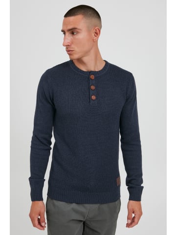 !SOLID Strickpullover SDTerrance 21102156ME Strickpulli in Waffelstrick-Optik in Blau