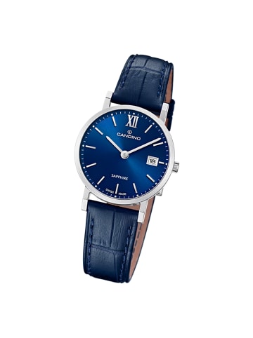 Candino Analog-Armbanduhr Candino Classic blau klein (ca. 29mm)