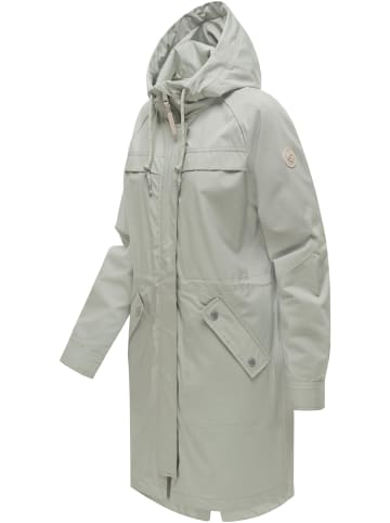 ragwear Regenmantel Ximenna in Dusty Olive
