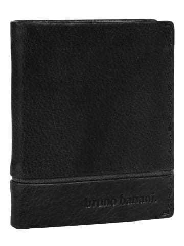 Bruno Banani Geldbörse echt Leder in schwarz
