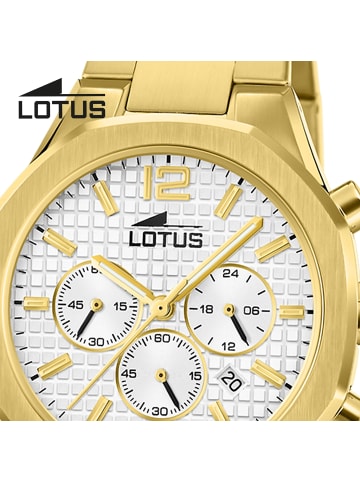 Lotus Chronograph-Armbanduhr Lotus Classic gold groß (ca. 41,8mm)
