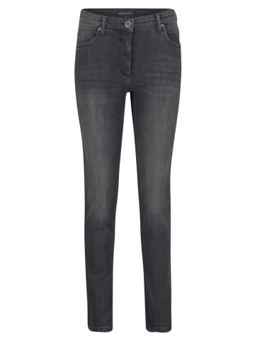 Betty Barclay Basic-Jeans mit Waschung in Dark Grey Used Denim