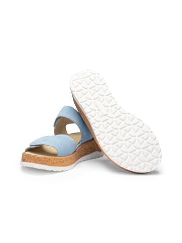 VITAFORM Veloursleder Sandaletten in himmelblau