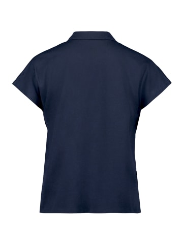 Betty Barclay Poloshirt mit Schmucksteinen in dunkelblau