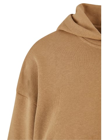 Urban Classics Urban Classics Damen Ladies Oversized Cropped Light Terry Hoodie in unionbeige