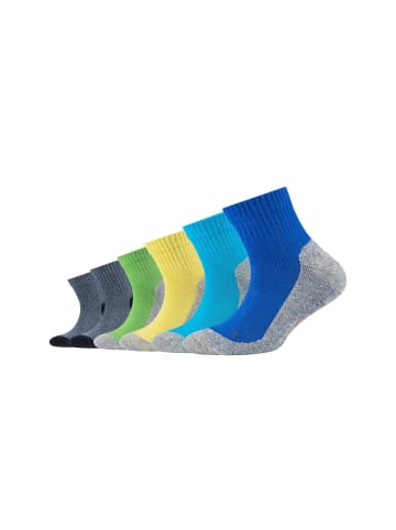 camano Sportsocken kurz 6er Pack function in turquoise