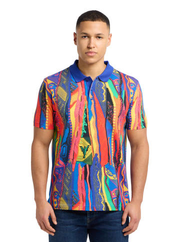 Carlo Colucci Poloshirt Egg in Rot