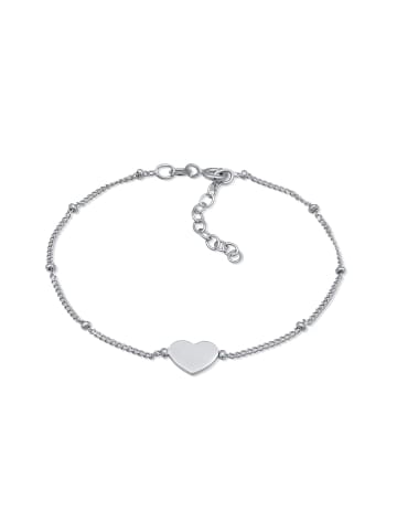 Elli Armband 925 Sterling Silber Herz, Kugel in Silber