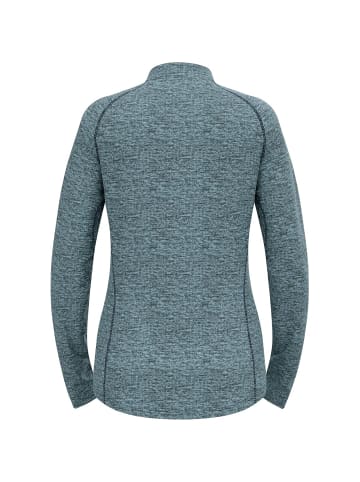 Odlo Mid layer 1/2 zip TENCIA in Rauchblau3495
