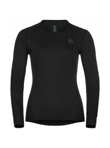 Odlo Unterhemd TOP Crew neck l/s ACTIVE WA in Schwarz