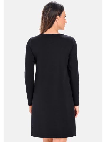 Teyli Langärmeliges Baumwollkleid für Frauen Madelyn in schwarz