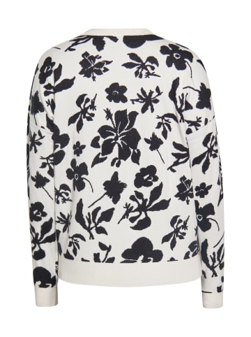 Sidona Damen Pullover in WOLLWEISS SCHWARZ
