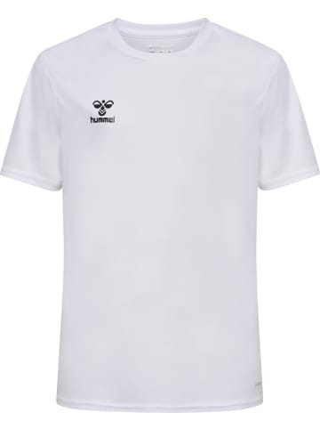 Hummel Kinder Sportshirt "Hmlessential Jersey S/S Kids" in Weiß