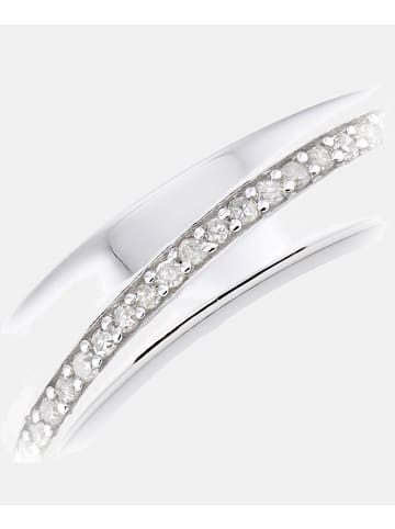Diamant L'éternel Eternity-Ring aus 375 Weißgold mit 0.08 Karat Diamant