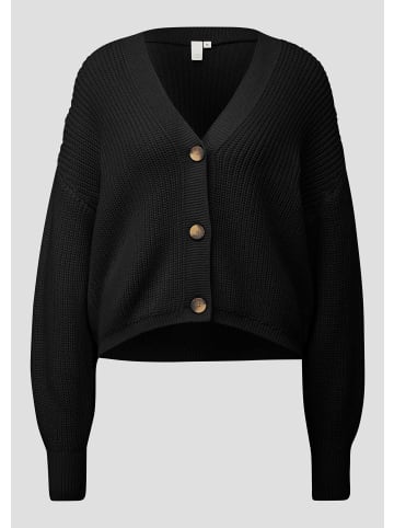 QS Strickjacke in 99W0_schwarz