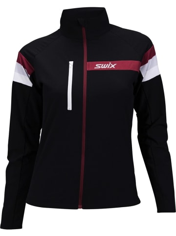 SWIX Trainingsjacke in Schwarz