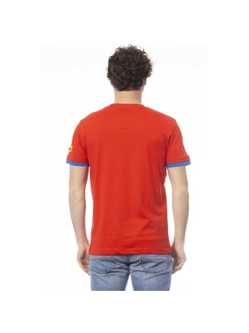 Invicta Rot Baumwolle Herren T-Shirt