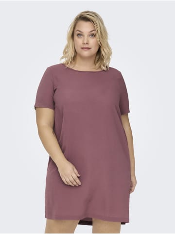 ONLY Carmakoma Tunika mit halber Knopfleiste in Rose Brown