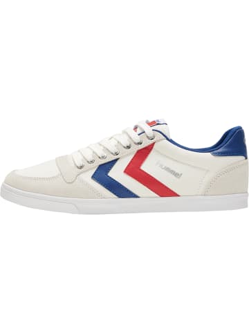 Hummel Hummel Schnürsenkel Sneaker Hummel Slimmer Lebensstil Erwachsene in WHITE/BLUE/RED/GUM