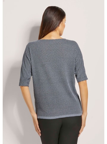 MADELEINE Sweatshirt mit Fledermaus-Ärmeln in schwarz / grau