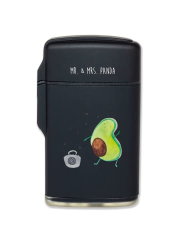 Mr. & Mrs. Panda Mini Feuerzeug Avocado Tanzen ohne Spruch in Schwarz