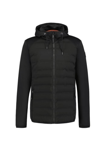 Icepeak Hybrid-Midlayer Jacke Aikera in Schwarz