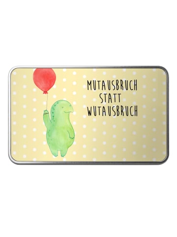 Mr. & Mrs. Panda Aufbewahrungsbox Schildkröte Luftballon mit Spruch in Gelb Pastell