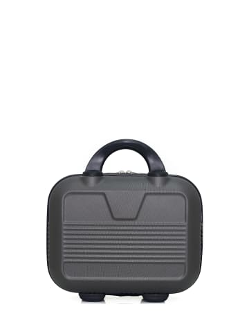 WAVE PARIS Kosmetikkoffer SELENGA in Dunkelgrau (9L)