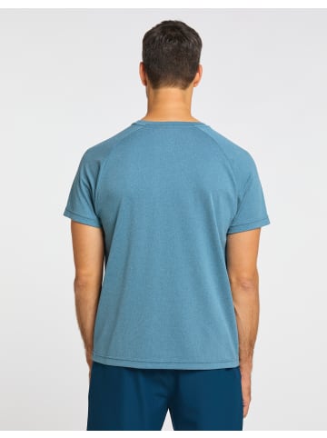 Joy Sportswear Rundhalsshirt TINO in metallic blue melange