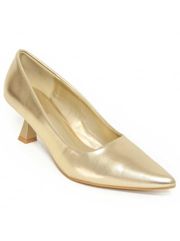 Montevita Pumps Damen-High-Heel-Schuh, goldfarben in Gold