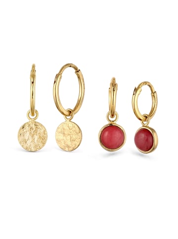 Elli Ohrringe 925 Sterling Silber in Gold