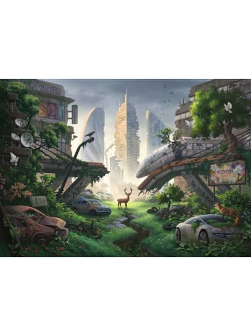 Ravensburger Puzzle 368 Teile Erwachsenenpuzzle 368 Teile - Apokalyptische Stadt Ab 12 Jahre in bunt
