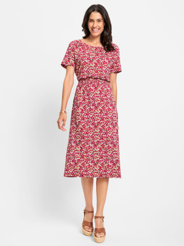 WITT WEIDEN Jersey-Kleid in erdbeere-lindgrün-bedruckt