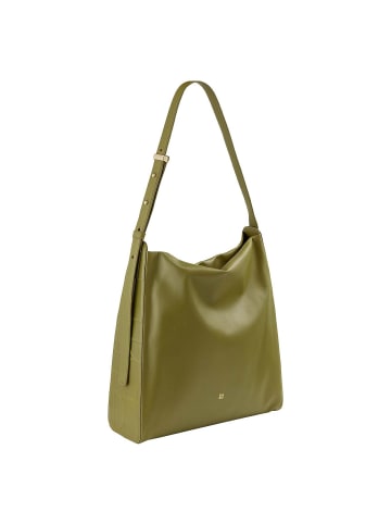 DuDu Up Schultertasche Leder 32 cm olive green