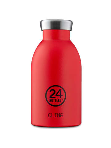 24Bottles Clima Trinkflasche 330 ml in stone hot red