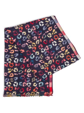 Marie Lund Schal in marine mehrfarbig - 0002