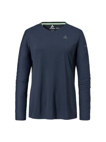 Schöffel T-Shirt "Longsleeve Style Enixa WMN" in navy blazer