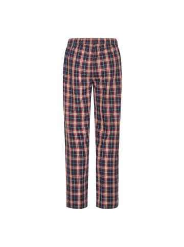 DANISH ENDURANCE Lange Pyjamahose Pyjama in navy red