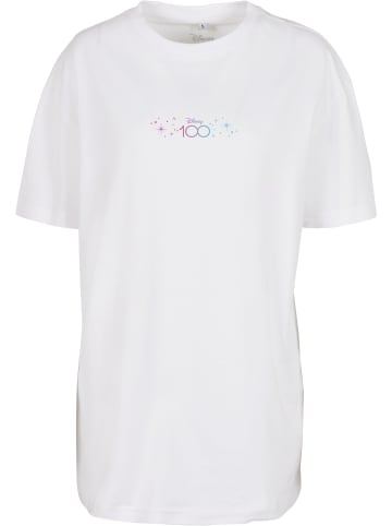 Merchcode Merchcode Damen Ladies Disney 100 Castle Tee in white