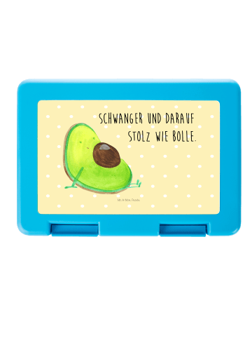 Mr. & Mrs. Panda Bento Box Avocado Schwangerschaft mit Spruch in Gelb Pastell
