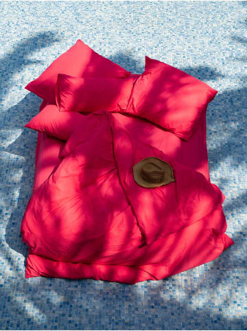 Erlich Textil  Erlich Textil Spannbettlaken COTTON SELECT in knallpink